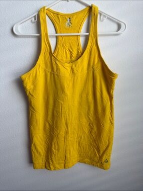 Thrive Bright Yellow Athletic Racerback Tank